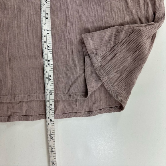 Boho JohnPaulRichard Flowy Embroidered Blouse 3/4 Puff Sleeves V Neck Plus 1X - Picture 8 of 9